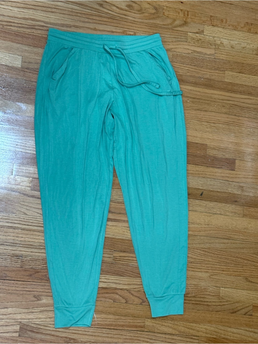 Tommy John Downtime Modal Lounge Joggers Women’s M Green Soft Stretch NWOT